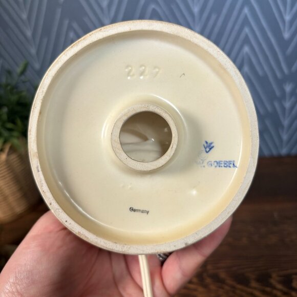 Vintage Hummel Lamp TMK-2 She Loves Me She Loves Me Not #227 Tree Trunk Lamp - Picture 11 of 14